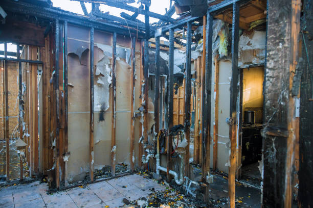 Professional Fire Damage Removal technician working in Fountainville, PA